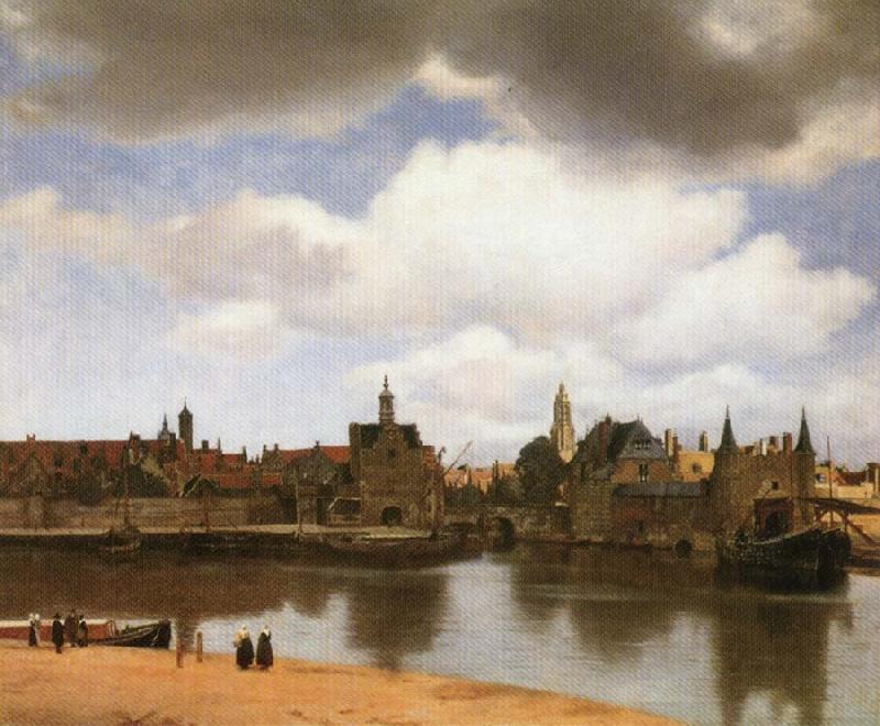 Jan Vermeer Rotterdam Canal Sweden oil painting art